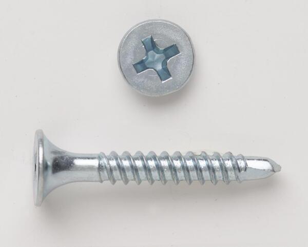 258DT #8 X 2-5/8 BUGLE HEAD PHILLIPS SELF DRILL SCREW ZINC PLATED